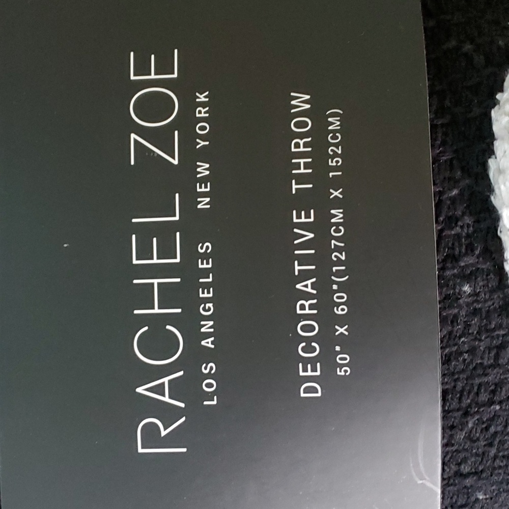 Rachel Zoe Yarn Ghost Throw Blanket - Picture 5 of 8
